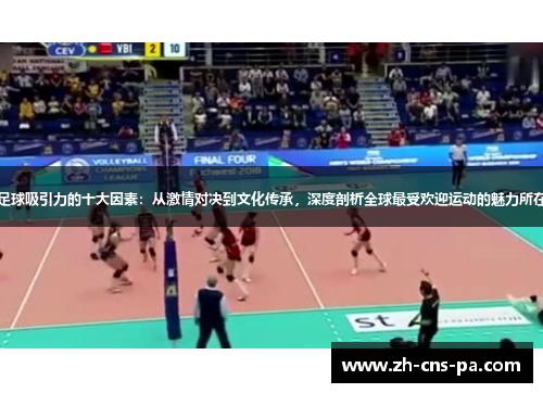 足球吸引力的十大因素：从激情对决到文化传承，深度剖析全球最受欢迎运动的魅力所在